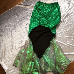 Mermaid tail costume skirt for adult sized S/M